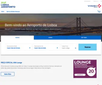Booking-Aeroportolisboa.pt(Lisbon Airport) Screenshot