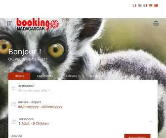 Booking-Hotel-Madagascar.com(Booking Hotels Madagascar) Screenshot