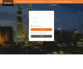 Booking-MY.com(Plesk Onyx 17.8.11) Screenshot