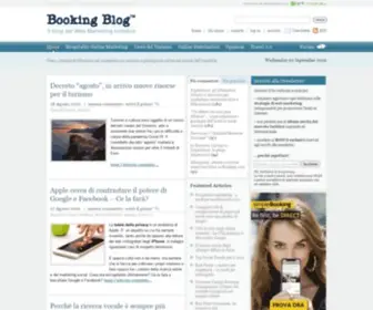 Bookingblog.com(Web Marketing Turistico) Screenshot