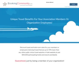 Bookingcommunity.com(BookingCommunity) Screenshot