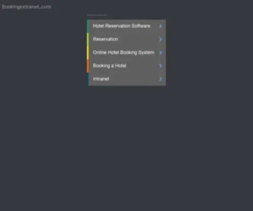 Bookingextranet.com(De beste bron van informatie over bookingextranet) Screenshot