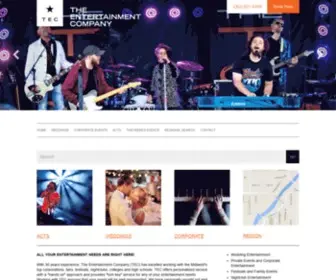 Bookingourevent.com(The Entertainment Company) Screenshot