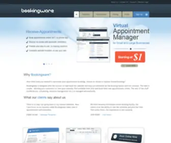 Bookingware.com(Online Appointment Booking System) Screenshot