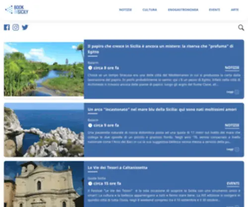 Bookinsicily.com(Plan your trip in Sicily) Screenshot
