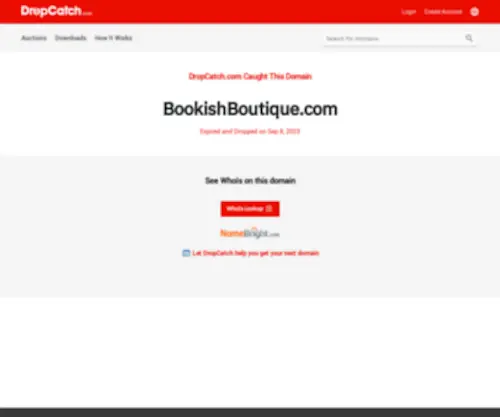 Bookishboutique.com(Bookishboutique) Screenshot