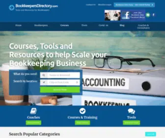 Bookkeepersdirectory.com(Bookkeeping Coaches) Screenshot