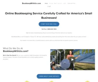 Bookkeepwithus.com(Online Bookkeeping Services for Small Businesses) Screenshot