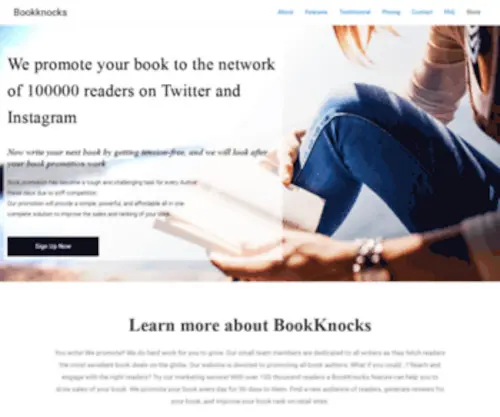 Bookknocks.com(Bookknocks) Screenshot