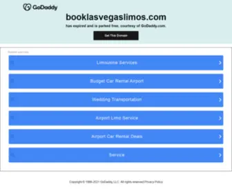 Booklasvegaslimos.com(Book Las Vegas Limos) Screenshot