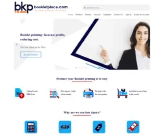 Bookletplace.com(Booklet printing) Screenshot