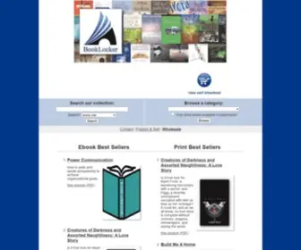 Booklocker.com(Your Online Bookstore For The Unique) Screenshot