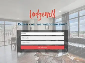 Booklodgewell.co(Lodgewell Rentals) Screenshot