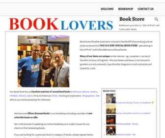 Booklovers.co.za(Book Store) Screenshot