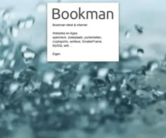 Bookman.nl(Bookman Internet en Redactie) Screenshot