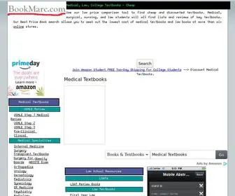 Bookmarc.com(Discount Medical Textbooks) Screenshot