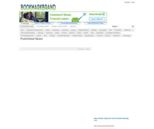 Bookmarkbrand.com(Bookmark Brand) Screenshot