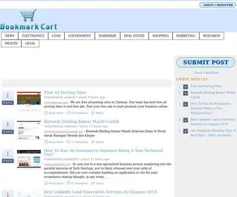 Bookmarkcart.com(Social Media Service to Submit Top News) Screenshot