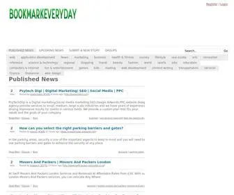 Bookmarkeveryday.com(News) Screenshot