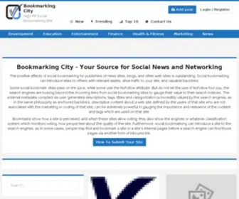 Bookmarkingcity.com(High pr social bookmarking site) Screenshot