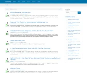 Bookmarkja.com(Kliqqi is an open source content management system) Screenshot