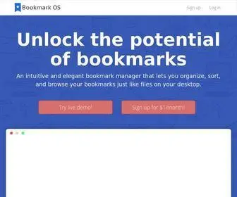 Bookmarkos.com(Bookmark OS) Screenshot