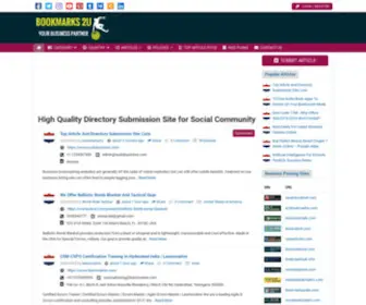 Bookmarks2U.com(High Quality Directory Submission Site for Social Community) Screenshot