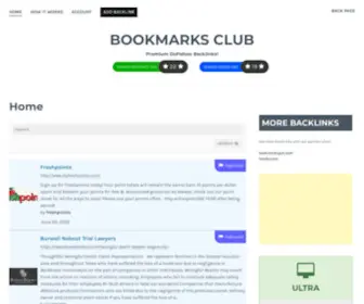 Bookmarksclub.com(Premium DoFollow Backlinks) Screenshot