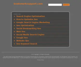 Bookmarksupport.com(Your Source for Social News and Networking) Screenshot