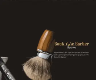 Bookmebarberrazors.com(Book Me Barber) Screenshot