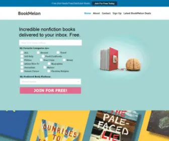 Bookmelon.com(BookMelon connects millions of readers with great free (and nearly free)) Screenshot