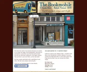 Bookmobilevermont.com(Vermont Used Book Store Bookmobile Vermont) Screenshot