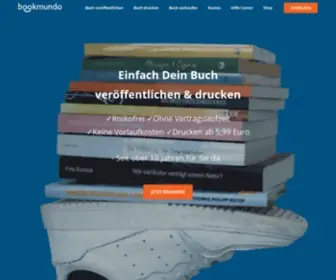 Bookmundo.de(Veröffentlichen und Drucken Sie Ihr Buch mit uns) Screenshot