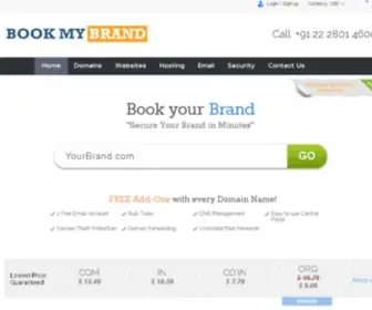 Bookmybrand.com(Low Price Domain Registration) Screenshot