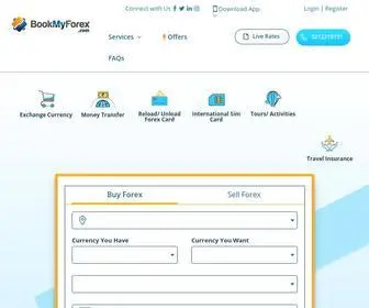 Bookmyforex.com(Buy & Sell Forex Online) Screenshot