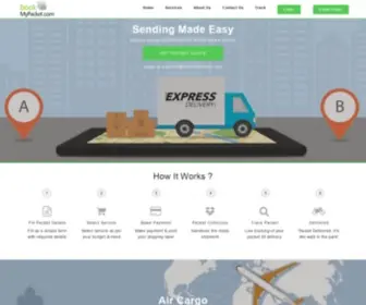 Bookmypacket.com(Bookmypacket) Screenshot