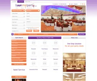 Bookmyparty.co.in(BookMyParty) Screenshot