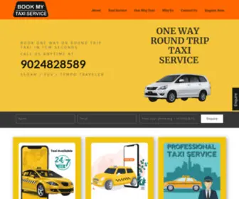 Bookmytaxiservice.com(One Way and Round Trip Outstation Taxi Service) Screenshot