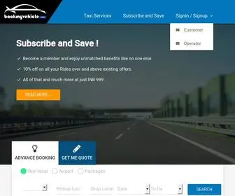 Bookmyvehicle.com(Book my Vehicle) Screenshot