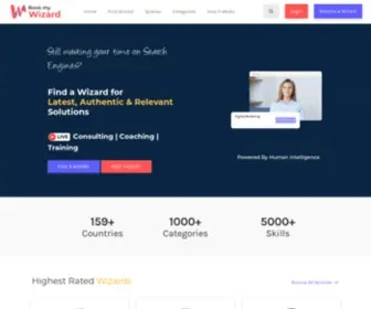Bookmywizard.com(Book My Wizard) Screenshot