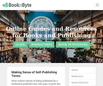 Booknbyte.com(Your Guides and Resources for Books and Publishing) Screenshot