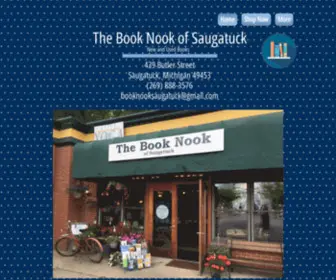 Booknooksaugatuck.com(New and Used Books) Screenshot