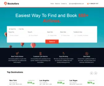 Bookofare.com(Find Cheap Flights Fare & Book Air Tickets) Screenshot