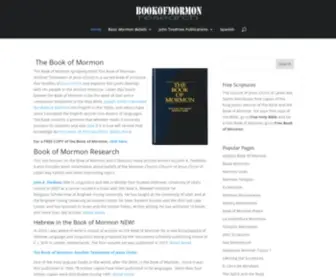 Bookofmormonresearch.org(Book of Mormon Research) Screenshot