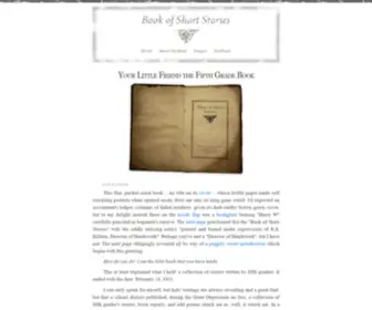 Bookofshortstories.com(Book of Short Stories) Screenshot