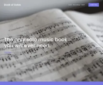 Bookofsolos.com(Book of Solos) Screenshot