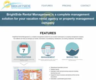 Bookonthebrightside.com(BrightSide Rental Management) Screenshot
