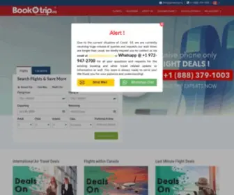 Bookotrip.ca(Air Ticket Booking) Screenshot