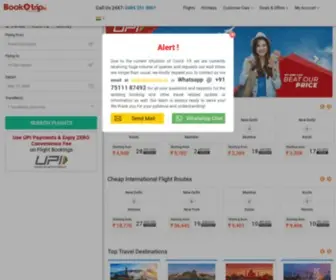 Bookotrip.in(Best Flight Booking Site India) Screenshot