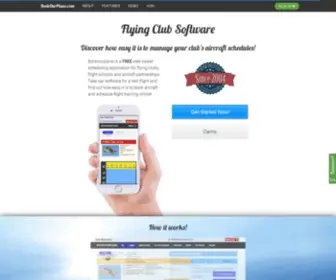 Bookourplane.com(Flight Scheduling Software) Screenshot